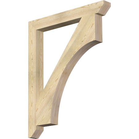 Ekena Millwork Westlake Slat Rough Sawn Bracket, Douglas Fir, 4"W x 36"D x 44"H BKT04X36X44WTL06RDF